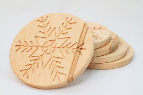 Snowflake Coasters